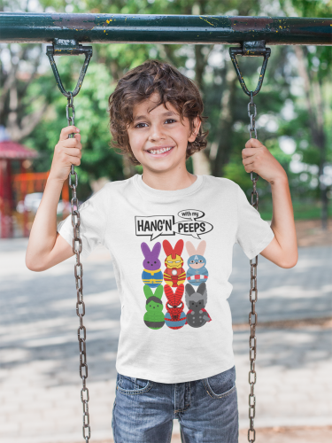 DZIECIĘCA KOSZULKA ŚWIĄTECZNA WIELKANOC PISANKI MAVELA POSTACIE 10