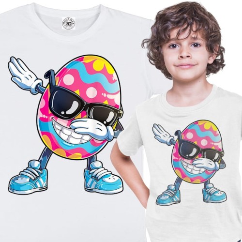 DZIECIĘCA KOSZULKA ŚWIĄTECZNA WIELKANOC EASTER PISANKA DABBING 1