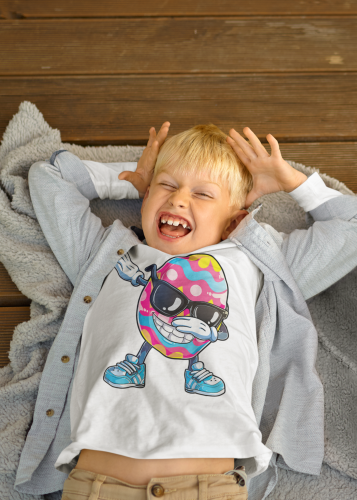 DZIECIĘCA KOSZULKA ŚWIĄTECZNA WIELKANOC EASTER PISANKA DABBING 9