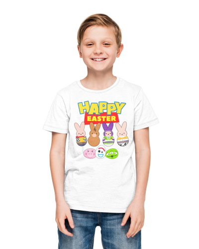 DZIECIĘCA KOSZULKA ŚWIĄTECZNA WIELKANOC HAPPY EASTER TOY STORY 4