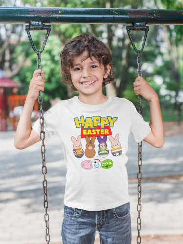 DZIECIĘCA KOSZULKA ŚWIĄTECZNA WIELKANOC HAPPY EASTER TOY STORY 9