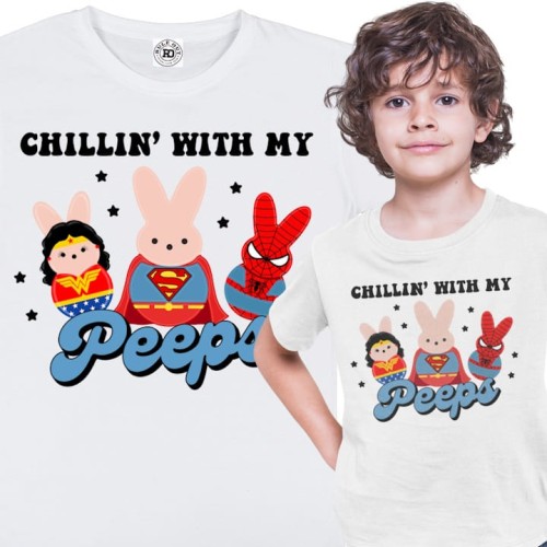 DZIECIĘCA KOSZULKA ŚWIĄTECZNA WIELKANOC DC COMICS BOHATEROWIE 1