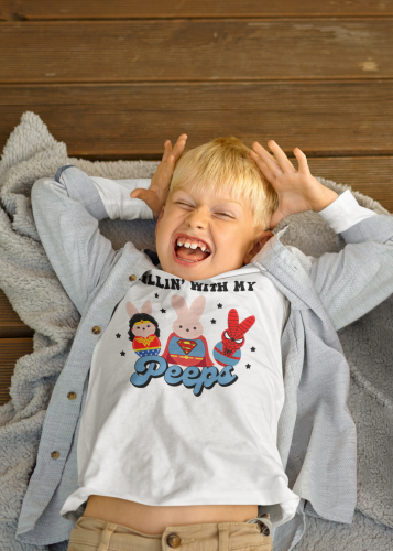 DZIECIĘCA KOSZULKA ŚWIĄTECZNA WIELKANOC DC COMICS BOHATEROWIE 8