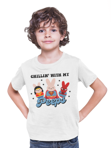 DZIECIĘCA KOSZULKA ŚWIĄTECZNA WIELKANOC DC COMICS BOHATEROWIE 3