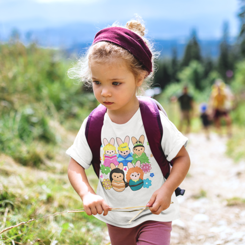 DZIECIĘCA KOSZULKA ŚWIĄTECZNA WIELKANOC KSIĘŻNICZKI DISNEYA 8