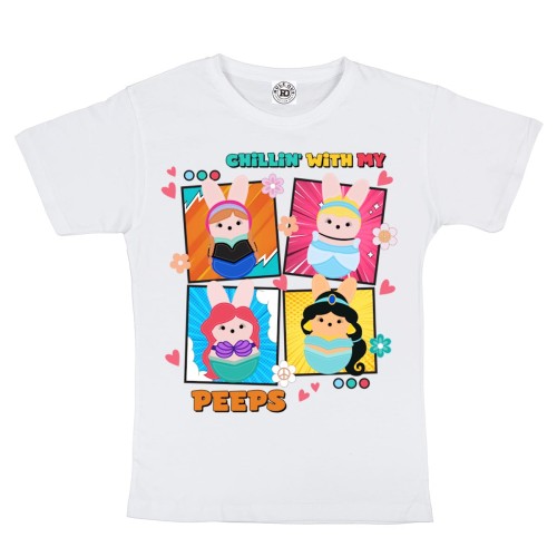 DZIECIĘCA KOSZULKA ŚWIĄTECZNA WIELKANOC KSIĘŻNICZKI DISNEYA CHILLIN' 2