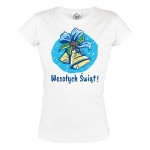 DAMSKA KOSZULKA ŚWIĄTECZNA WESOŁYCH ŚWIĄT DZWONECZKI