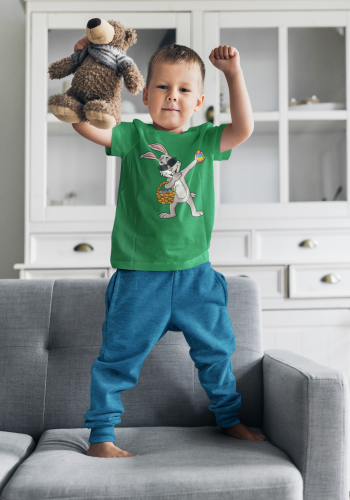 DZIECIĘCA KOSZULKA ŚWIĄTECZNA WIELKANOC EASTER ZAJĄC DABBING 10