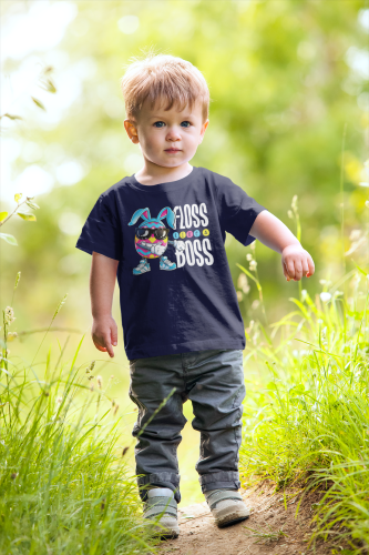 DZIECIĘCA KOSZULKA ŚWIĄTECZNA WIELKANOC EASTER PISANKA FLOSS LIKE A BOSS 9