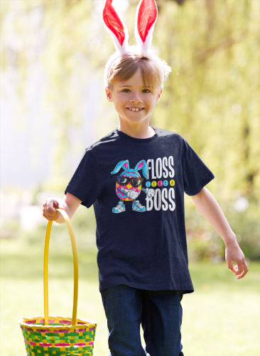 DZIECIĘCA KOSZULKA ŚWIĄTECZNA WIELKANOC EASTER PISANKA FLOSS LIKE A BOSS 7