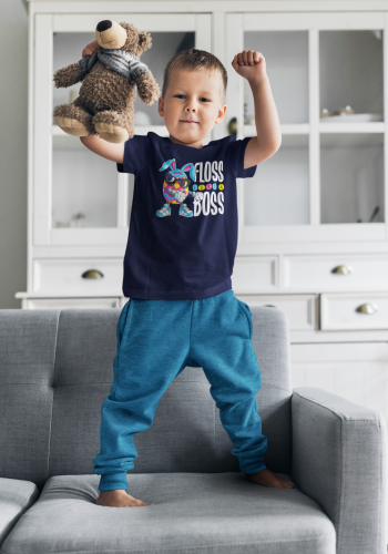 DZIECIĘCA KOSZULKA ŚWIĄTECZNA WIELKANOC EASTER PISANKA FLOSS LIKE A BOSS 10