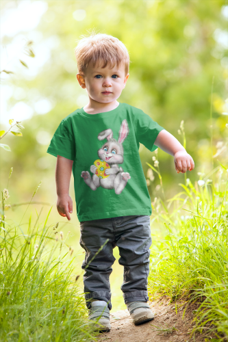 DZIECIĘCA KOSZULKA ŚWIĄTECZNA WIELKANOC EASTER WESOŁY ZAJĄCZEK Z PISANKĄ 8