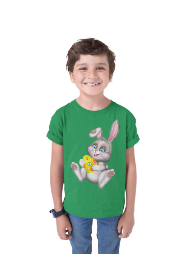 DZIECIĘCA KOSZULKA ŚWIĄTECZNA WIELKANOC EASTER WESOŁY ZAJĄCZEK Z PISANKĄ 4