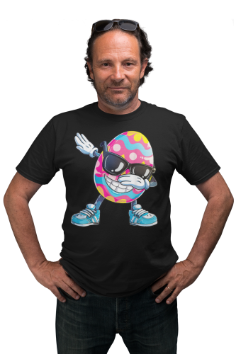 KOSZULKA MĘSKA NA WIELKANOC KOLOROWA PISANKA DABBING 6