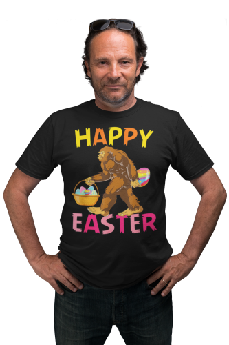 KOSZULKA MĘSKA NA WIELKANOC YETI HAPPY EASTER EASTER78 5