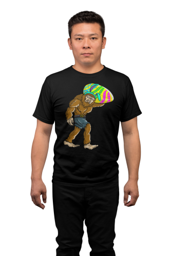 KOSZULKA MĘSKA NA WIELKANOC YETI Z PISANKĄ EASTER79 4