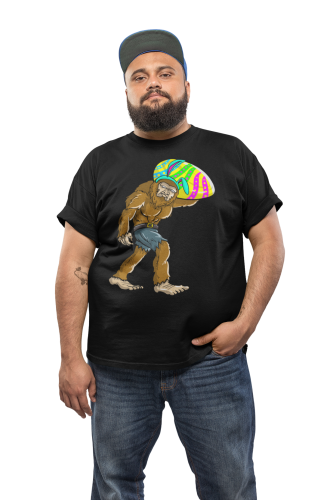 KOSZULKA MĘSKA NA WIELKANOC YETI Z PISANKĄ EASTER79 5