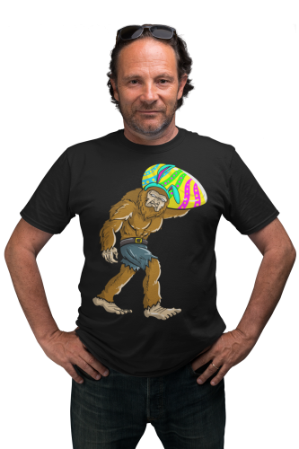 KOSZULKA MĘSKA NA WIELKANOC YETI Z PISANKĄ EASTER79 6