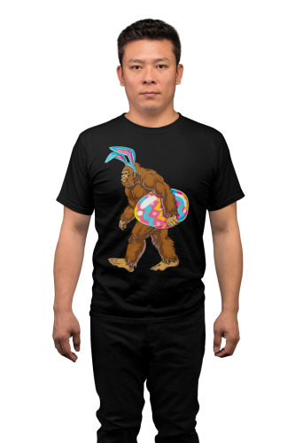 KOSZULKA MĘSKA NA WIELKANOC YETI Z PISANKĄ EASTER80 4