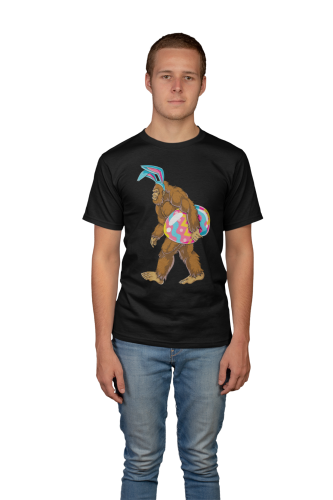 KOSZULKA MĘSKA NA WIELKANOC YETI Z PISANKĄ EASTER80 3