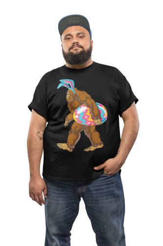 KOSZULKA MĘSKA NA WIELKANOC YETI Z PISANKĄ EASTER80 5