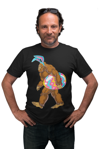 KOSZULKA MĘSKA NA WIELKANOC YETI Z PISANKĄ EASTER80 6