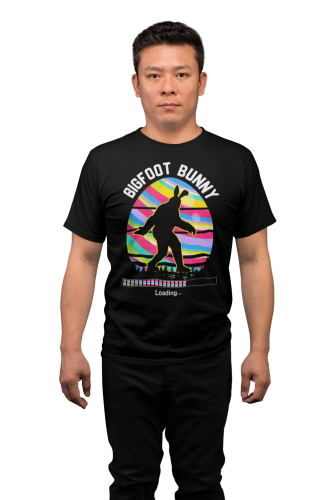 KOSZULKA MĘSKA NA WIELKANOC YETI BIGFOOT BUNNY EASTER81 4