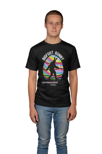 KOSZULKA MĘSKA NA WIELKANOC YETI BIGFOOT BUNNY EASTER81 3