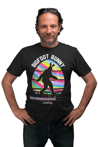 KOSZULKA MĘSKA NA WIELKANOC YETI BIGFOOT BUNNY EASTER81 6