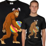 KOSZULKA MĘSKA NA WIELKANOC YETI Z PISANKĄ EASTER82