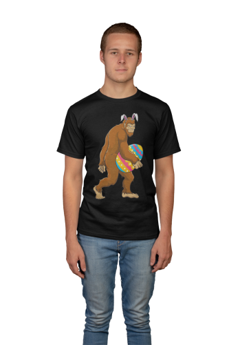 KOSZULKA MĘSKA NA WIELKANOC YETI Z PISANKĄ EASTER82 3