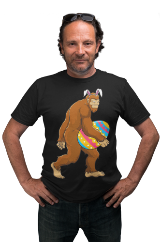 KOSZULKA MĘSKA NA WIELKANOC YETI Z PISANKĄ EASTER82 6