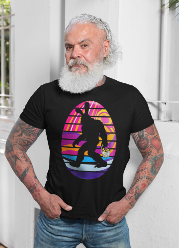 KOSZULKA MĘSKA NA WIELKANOC YETI BUNNY EASTER83 7