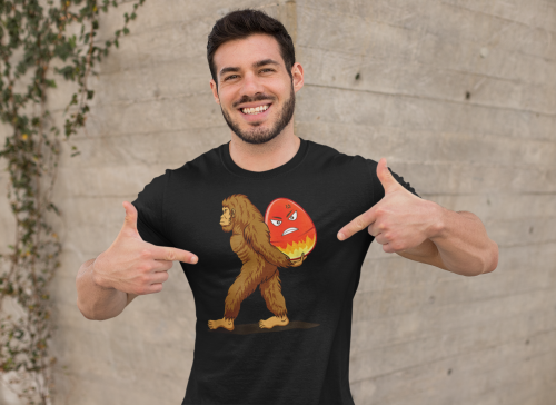 KOSZULKA MĘSKA NA WIELKANOC YETI PISANKA EASTER84 9