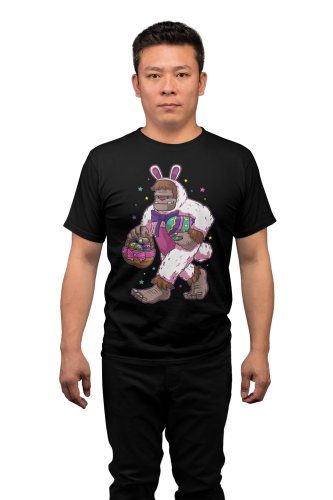 KOSZULKA MĘSKA NA WIELKANOC YETI EGG HUNTING BUNNY PISANKI EASTER92 4