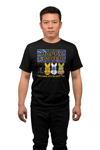 KOSZULKA MĘSKA NA WIELKANOC HAPPY EASTER ZAJĄCZKI STAR WARS 4