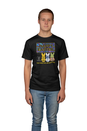 KOSZULKA MĘSKA NA WIELKANOC HAPPY EASTER ZAJĄCZKI STAR WARS 3