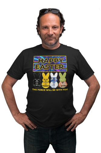 KOSZULKA MĘSKA NA WIELKANOC HAPPY EASTER ZAJĄCZKI STAR WARS 6