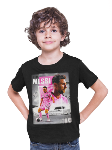 DZIECIĘCA BAWEŁNIANA KOSZULKA NA PREZENT PIŁKA NOŻNA LIONEL MESSI INTER MIAMI MESSI13 3