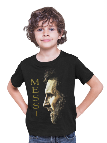 DZIECIĘCA BAWEŁNIANA KOSZULKA NA PREZENT PIŁKA NOŻNA LIONEL MESSI 3