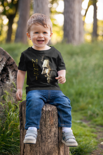 DZIECIĘCA BAWEŁNIANA KOSZULKA NA PREZENT PIŁKA NOŻNA LIONEL MESSI 8