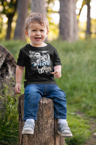 DZIECIĘCA BAWEŁNIANA KOSZULKA NA PREZENT PIŁKA NOŻNA LIONEL MESSI THE GOAT 8