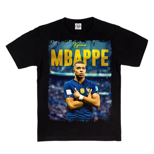 DZIECIĘCA BAWEŁNIANA KOSZULKA NA PREZENT PIŁKA NOŻNA KYLIAN MBAPPE 2