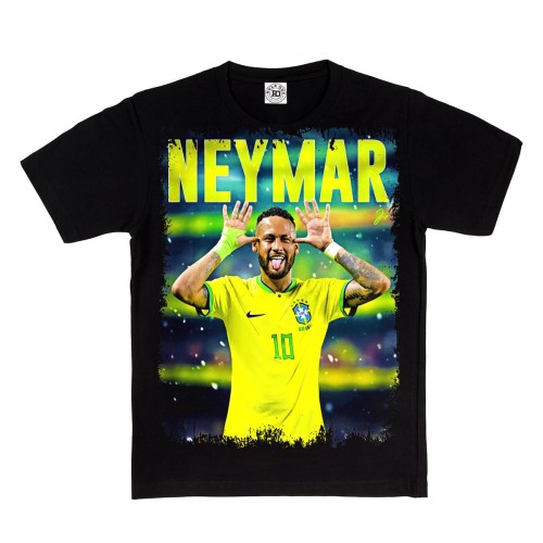 DZIECIĘCA BAWEŁNIANA KOSZULKA NA PREZENT PIŁKA NOŻNA NEYMAR JR 2