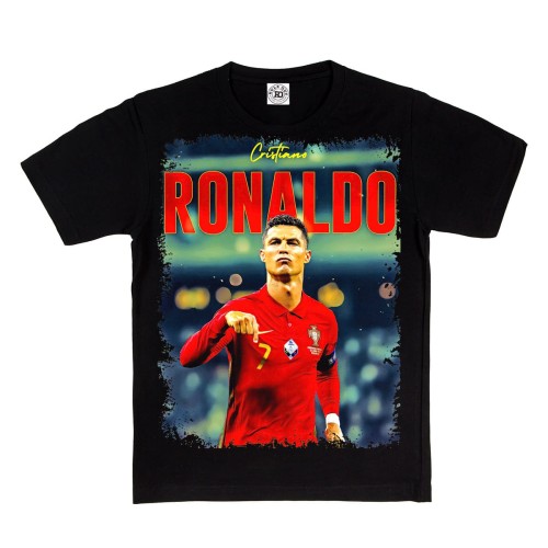 DZIECIĘCA BAWEŁNIANA KOSZULKA NA PREZENT PIŁKA NOŻNA CRISTIANO RONALDO 2