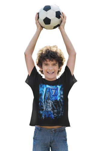 DZIECIĘCA BAWEŁNIANA KOSZULKA NA PREZENT PIŁKA NOŻNA CRISTIANO RONALDO 7 6