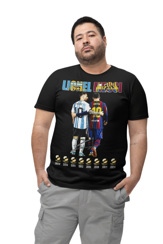 MĘSKA KOSZULKA PIŁKA NOŻNA LIONEL MESSI ZŁOTA PIŁKA 4