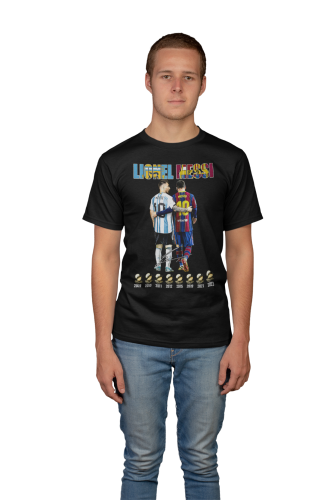 MĘSKA KOSZULKA PIŁKA NOŻNA LIONEL MESSI ZŁOTA PIŁKA 5