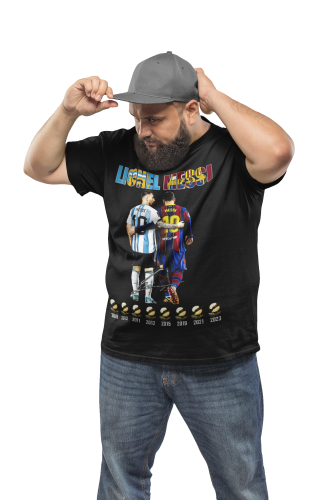 MĘSKA KOSZULKA PIŁKA NOŻNA LIONEL MESSI ZŁOTA PIŁKA 6