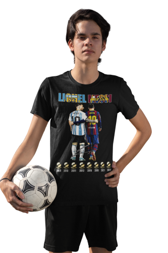 MĘSKA KOSZULKA PIŁKA NOŻNA LIONEL MESSI ZŁOTA PIŁKA 7